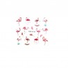 Sticker de água - Flamingo